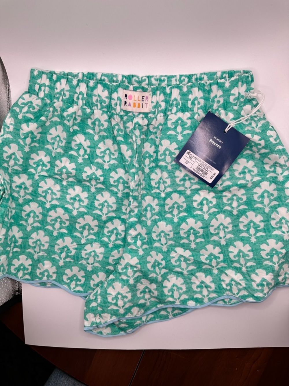 Roller Rabbit Aqua Patterned Shorts - Picture 5 of 8